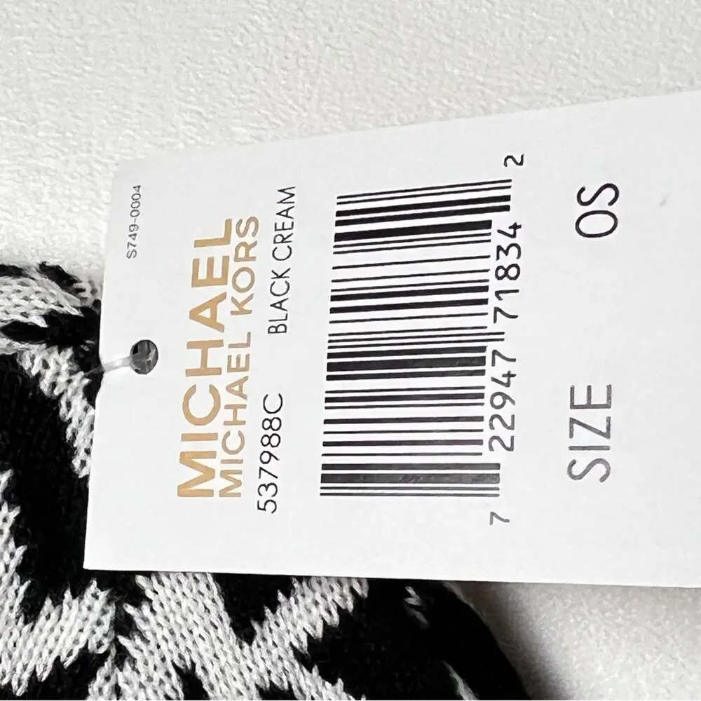 Michael Kors MK  Classic Pattern Women's Cold Weather Winter Beanie Logo Hat